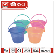 seau en plastique W/couvercle 4L / 6L / 8L / 10L / 13L